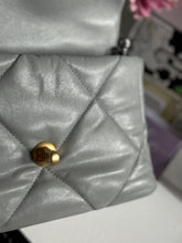 Load image into Gallery viewer, Chanel 19 size Small series 29 2020 Cruise Collection 20C Grey Lambskin Mixed HW Flap Bag
