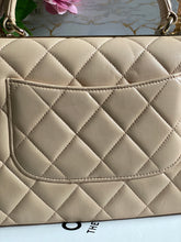 Load image into Gallery viewer, Chanel series 31 (2021) 21S Beige Lambskin LGHW Small Trendy CC Flap Bag with non detachable shoulder strap
