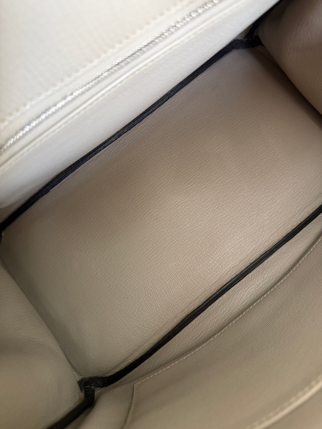 Hermès Gris Tourterelle Togo Leather PHW Birkin 30 Stamp T 2015