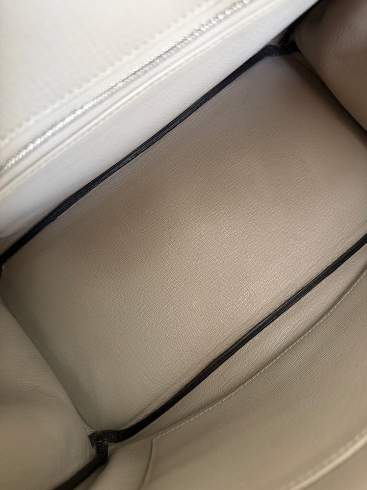 Hermès Gris Tourterelle Togo Leather PHW Birkin 30 Stamp T 2015