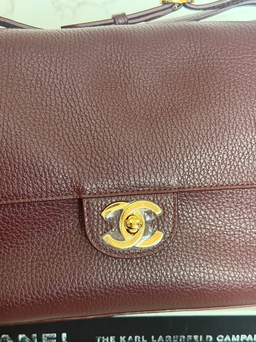 WA/Email to purchase only- CHANEL Burgundy Caviar LGHW 26S collection Matthieu Blazy Maxi 32 cms Flap Bag 2026