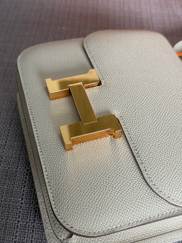 Hermès Constance 18 Mini Constance Craie Epsom Leather RGHW