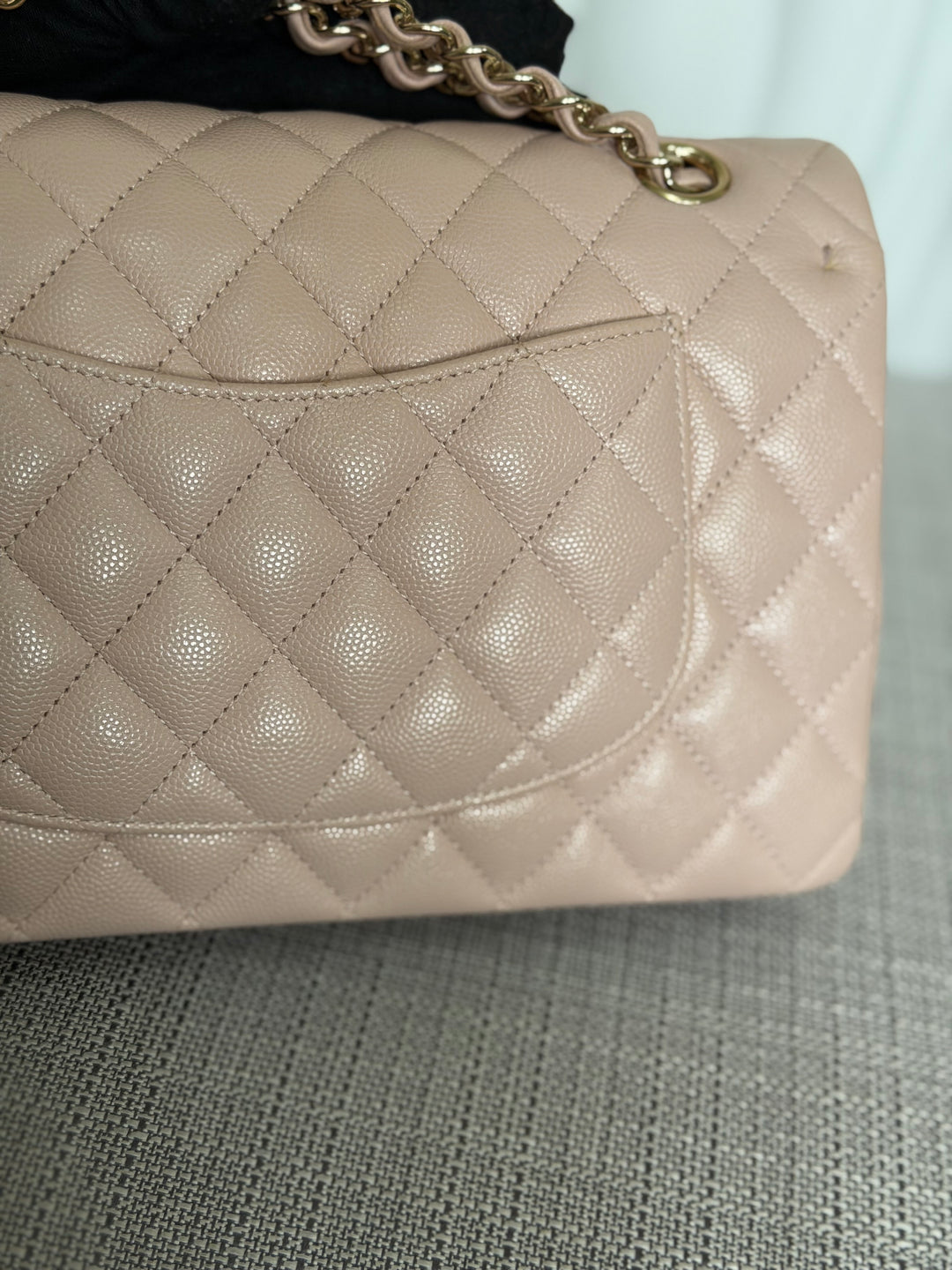 CHANEL 21C 2021 Rose Clair Caviar LGHW Medium ML 11.12 Timeless Classic Double Flap Bag