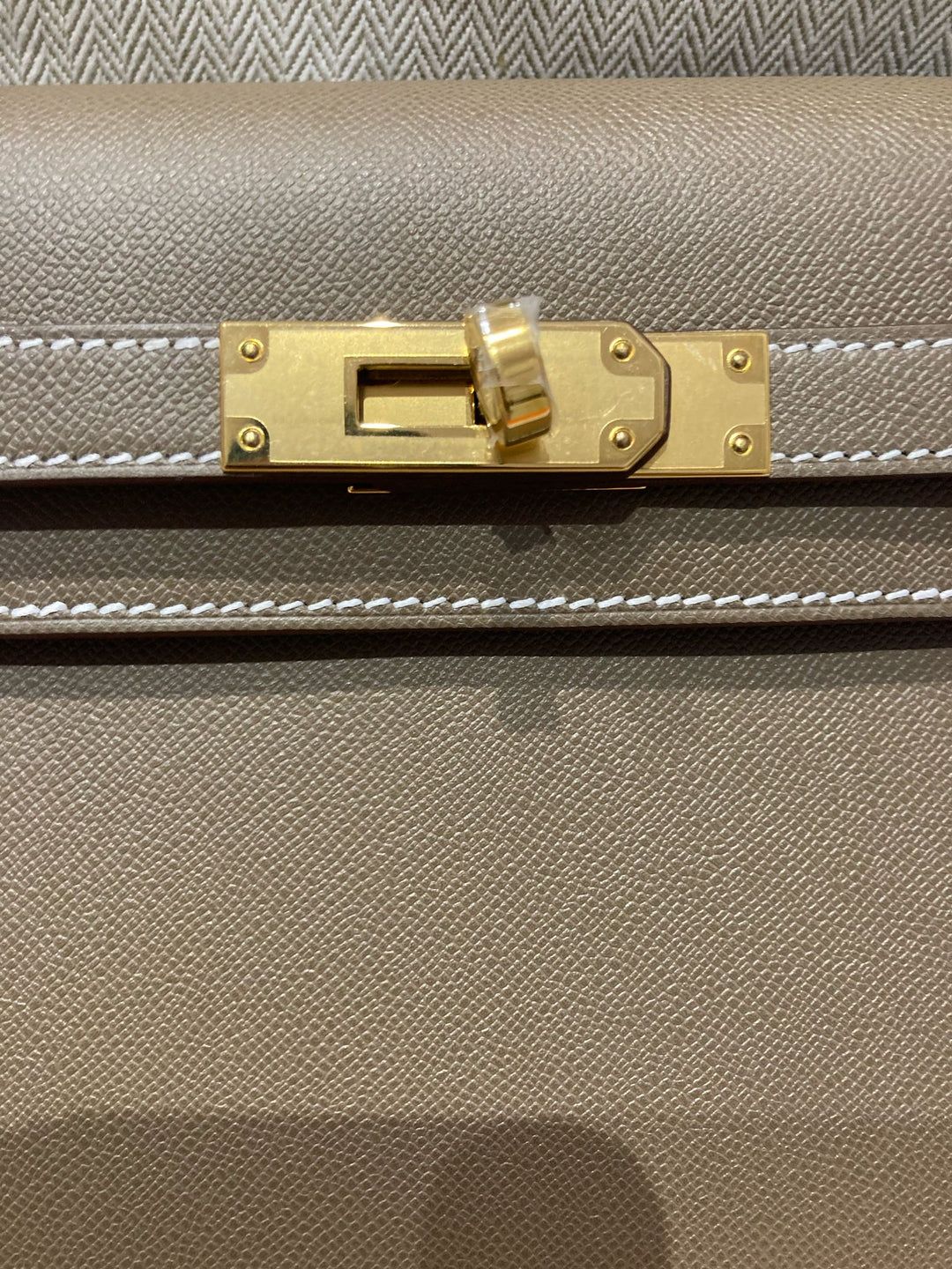 Hermes Kelly Elan EtoupeVeau Madame Leather GHW Stamp Z (2025)