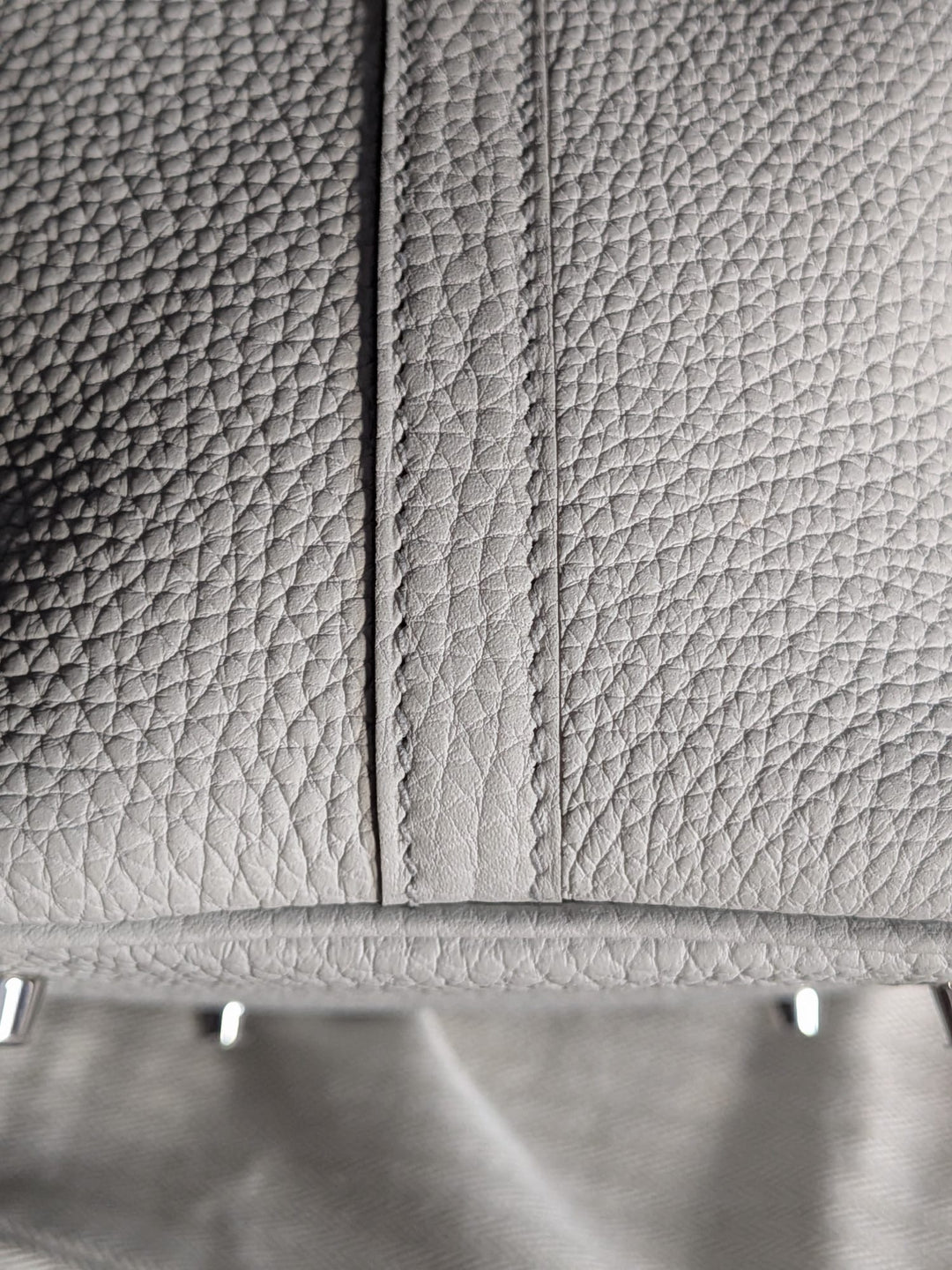 HERMÈS Picotin 18 Bleu Pale Clemence leather PHW Stamp U 2022/2023