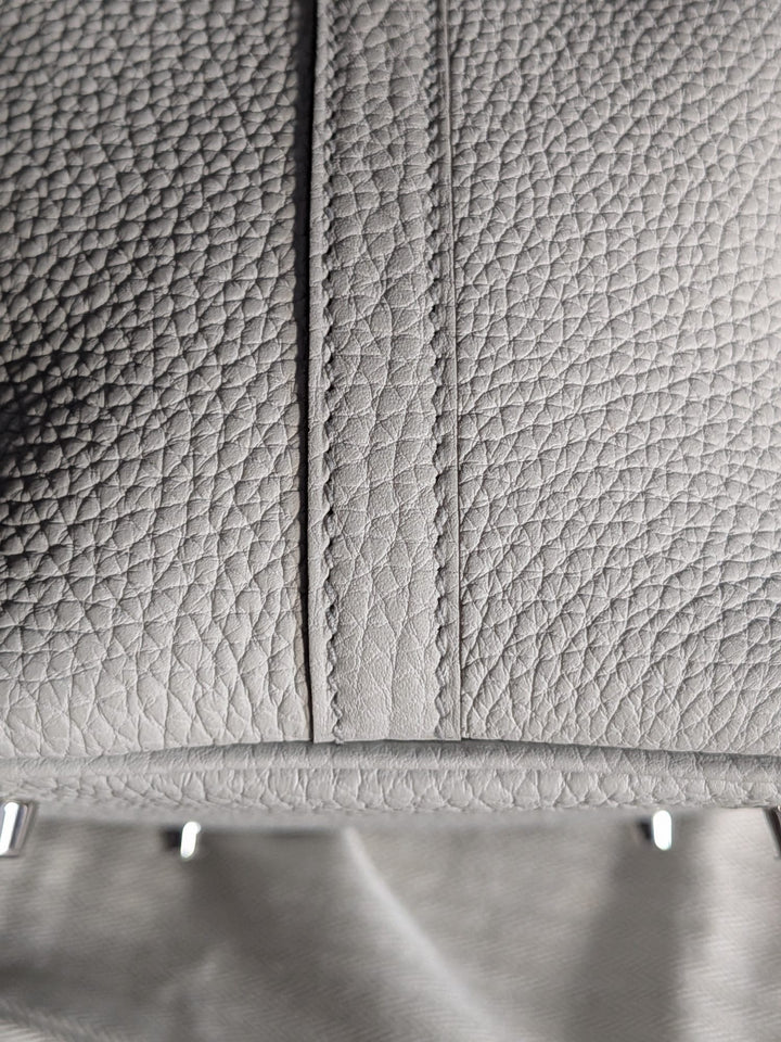 HERMÈS Picotin 18 Bleu Pale Clemence leather PHW Stamp U 2022/2023
