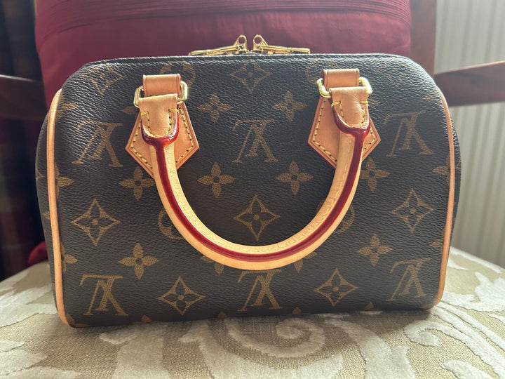LOUIS VUITTON Speedy 20 with Guitar Strap
