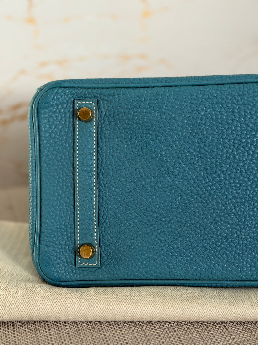 Hermes Birkin 30 in Bleu Jean Togo Leather GHW