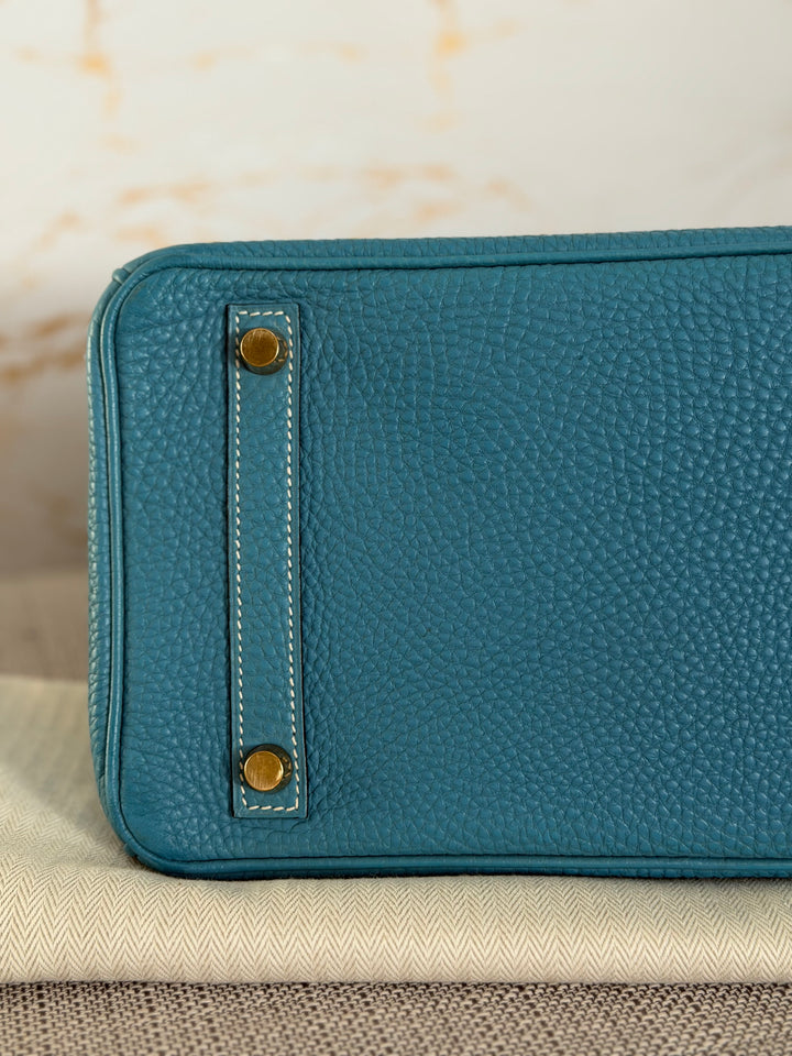 Hermes Birkin 30 in Bleu Jean Togo Leather GHW
