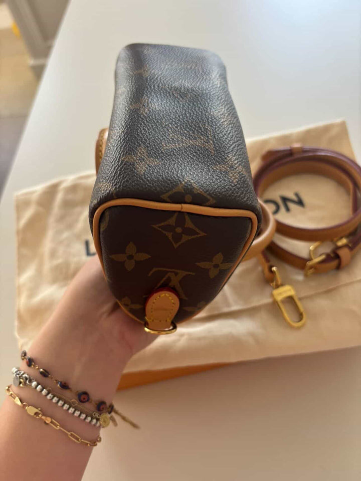 LOUIS VUITTON Nano Speedy Monogram Canvas
