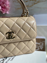 Load image into Gallery viewer, Chanel series 31 (2021) 21S Beige Lambskin LGHW Small Trendy CC Flap Bag with non detachable shoulder strap
