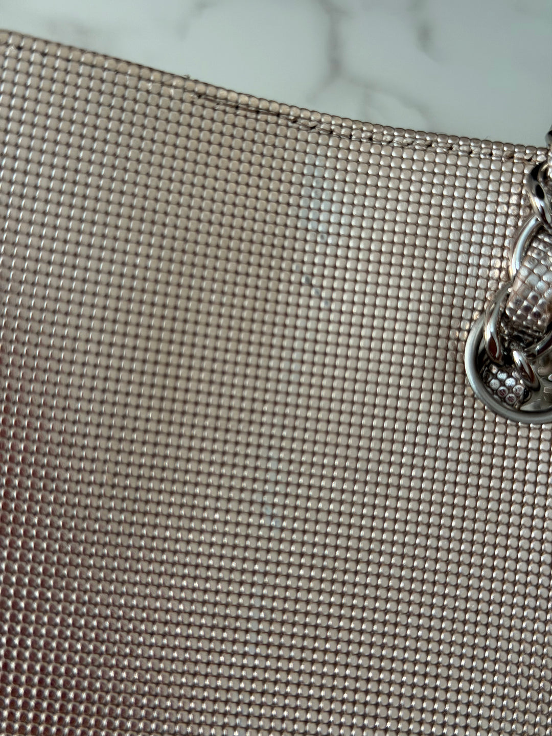 CHANEL series 21 16C 2016 Pixel Pinky Gold Calf Skin SHW Mini Rectangular Flap Bag