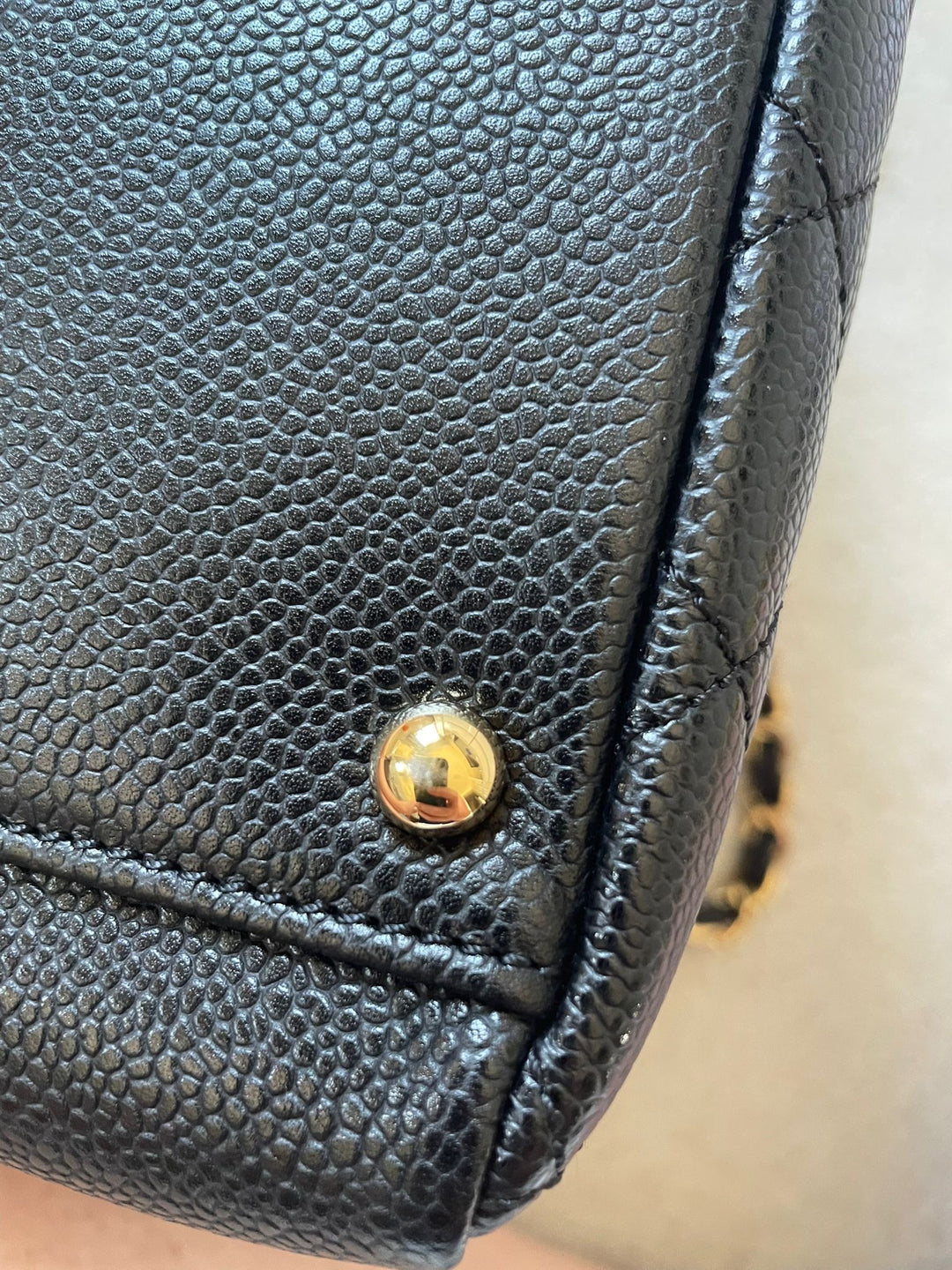 Petite Timeless Tote (PTT) in Black caviar GHW series 14 2011