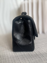 Load image into Gallery viewer, Chanel 2021 21B So Black Hardware Black Lambskin Mini Rectangular Flap Bag
