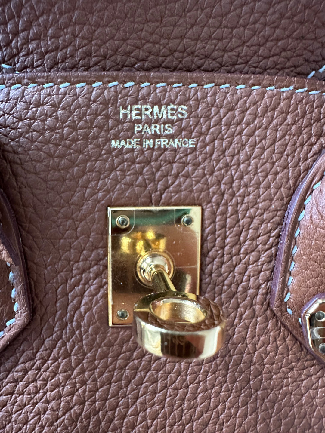 WA/Email to Purchase only- HERMÈS Gold Togo Leather with GHW Birkin 25 Stamp X 2016