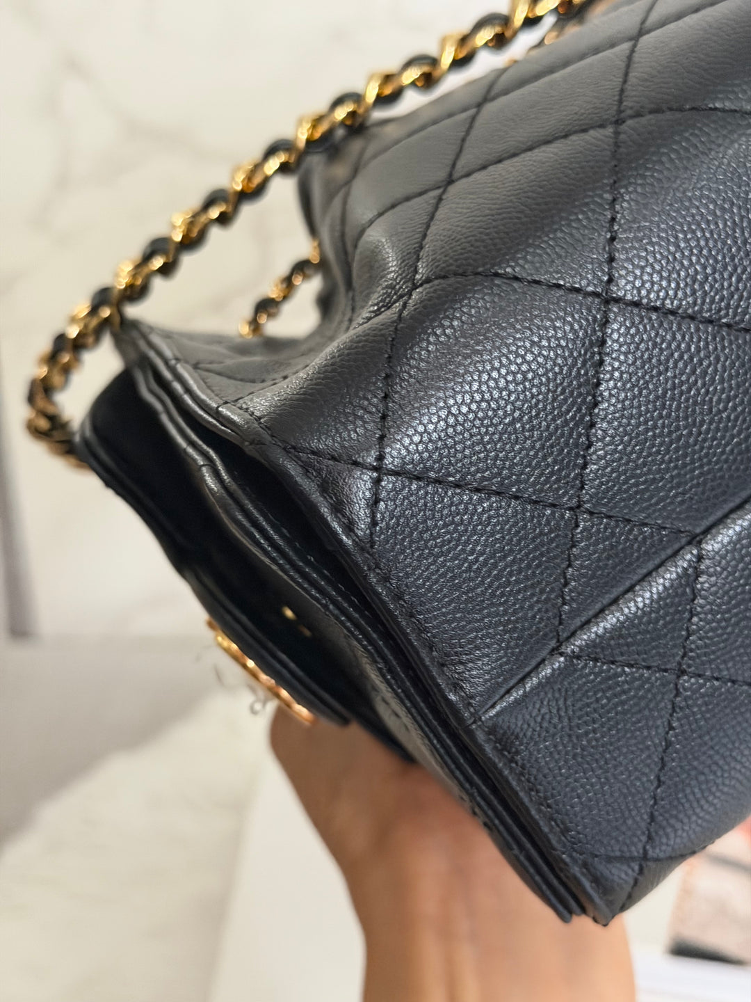 CHANEL Mini 25 Hobo Bag in Black Caviar Shiny GHW 2026 26A/B