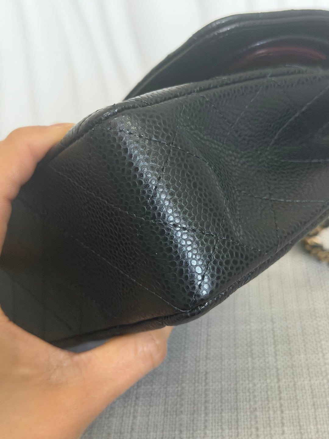 CHANEL Black Caviar GHW SMALL Timeless Classic Double Flap Bag 2022