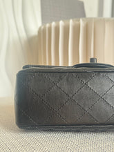 Load image into Gallery viewer, Chanel 2021 21B So Black Hardware Black Lambskin Mini Rectangular Flap Bag
