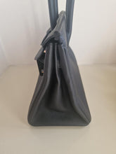 Load image into Gallery viewer, HERMES Noir/Black Togo Leather RGHW Birkin 30 Stamp D 2019
