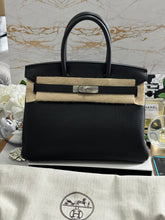 Load image into Gallery viewer, Hermes Birkin 30 Black Noir PHW Togo Leather Stamp X (2016)
