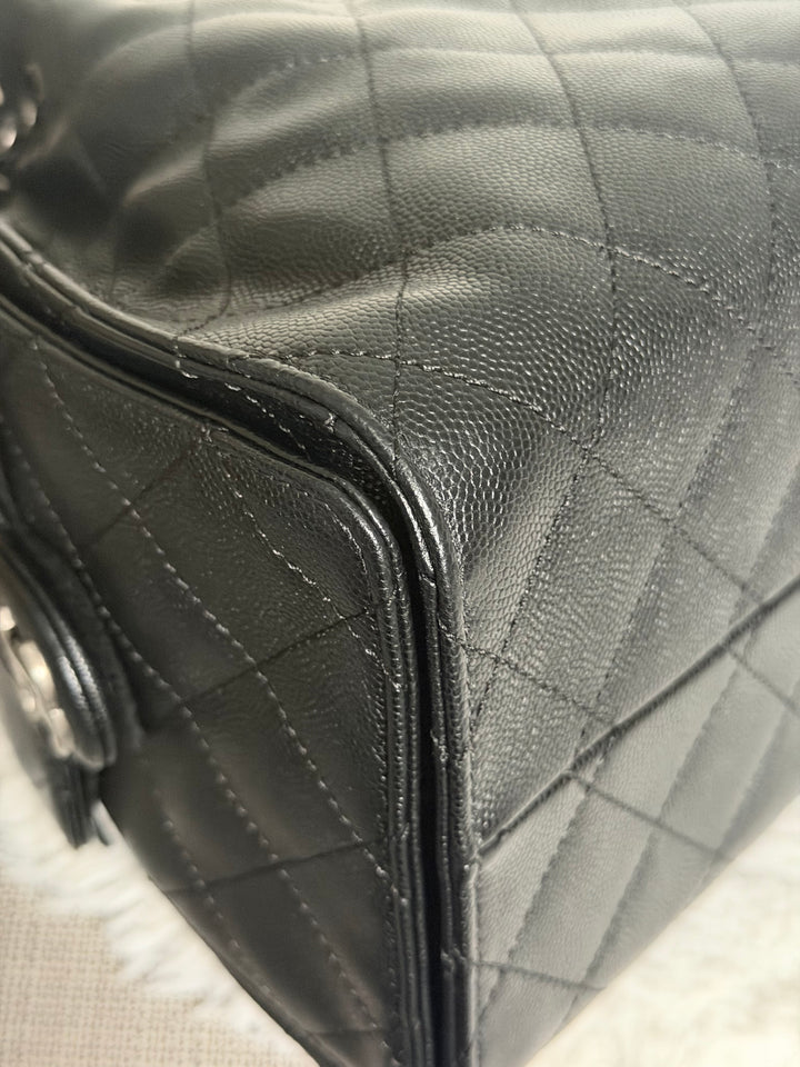 CHANEL 25 Hobo Bag Size SMALL in Black Caviar Ruthenium Hardware 2026
