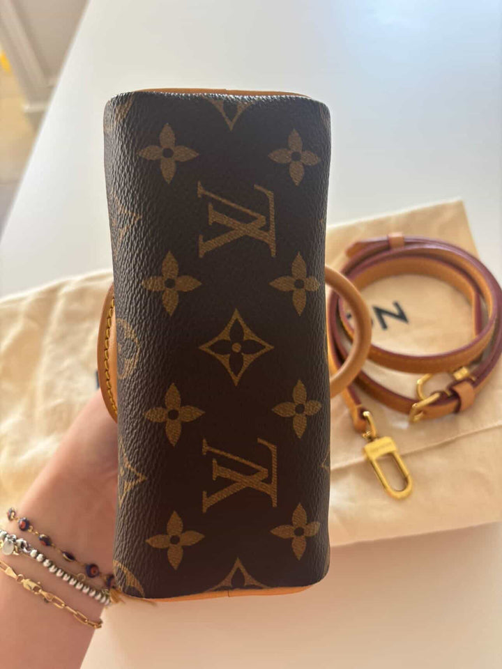 LOUIS VUITTON Nano Speedy Monogram Canvas