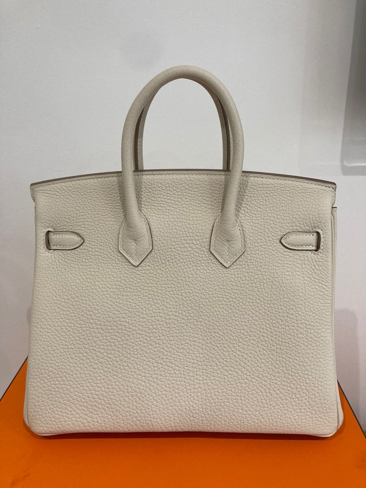 Hermes Birkin 25 Craie Togo Leather with Gold Hardware B Stamp 2024