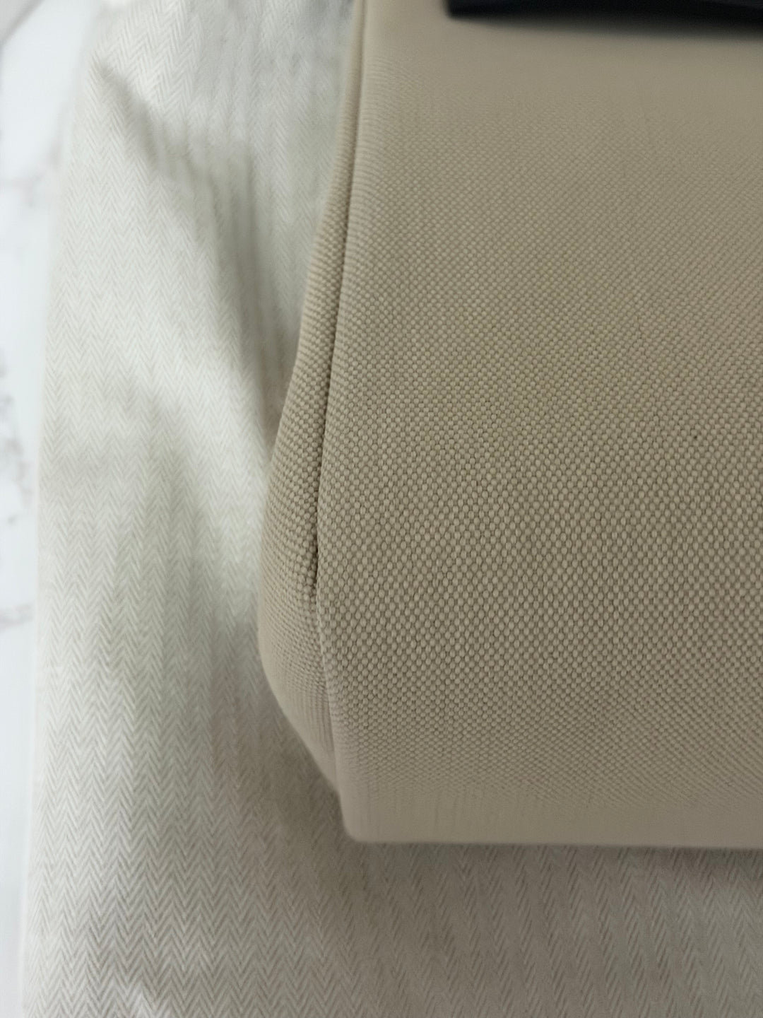 Hermes Herbag Zip 31 Bag in Noir/Beton Palladium Hardware