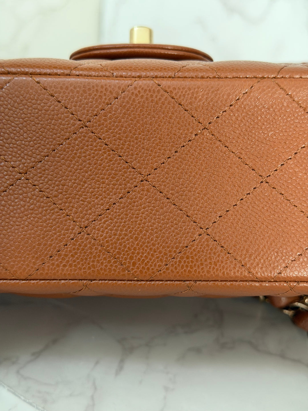 CHANEL Brown Caviar LGHW Medium ML Timeless 11.12 Classic Double Flap Bag 2023