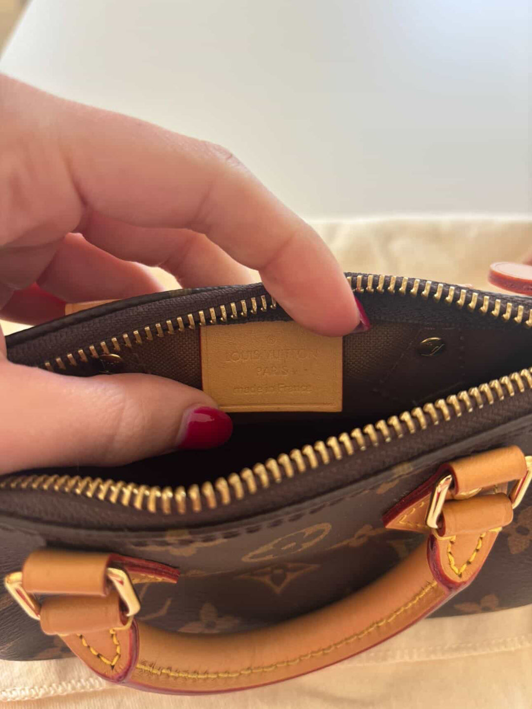LOUIS VUITTON Nano Speedy Monogram Canvas