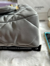 Load image into Gallery viewer, Chanel 19 size Small series 29 2020 Cruise Collection 20C Grey Lambskin Mixed HW Flap Bag
