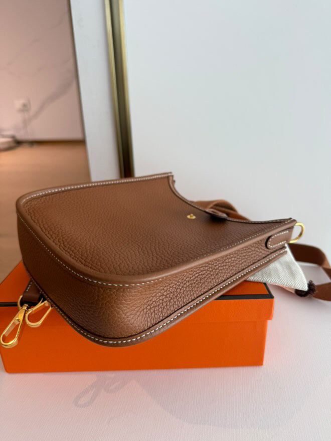 Hermes Mini Evelyn PM Gold with GHW