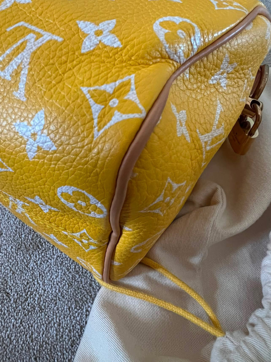 LOUIS VUITTON LV Speedy P9 Bandoulière 25 Bag in Yellow