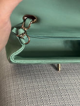 Load image into Gallery viewer, Chanel series 31 21C collection 2020/2021 Pastel Mint Green Lambskin Champagne GHW Mini Rectangular Flap Bag
