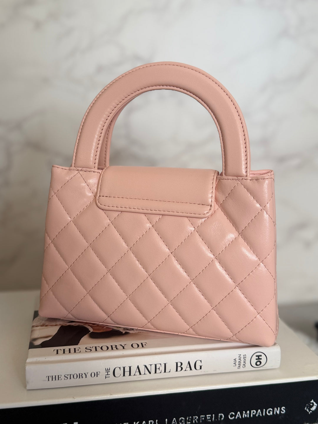 CHANEL 26B Light Pink Calf Skin Kelly Shopping Bag size Small 19 cms 2026