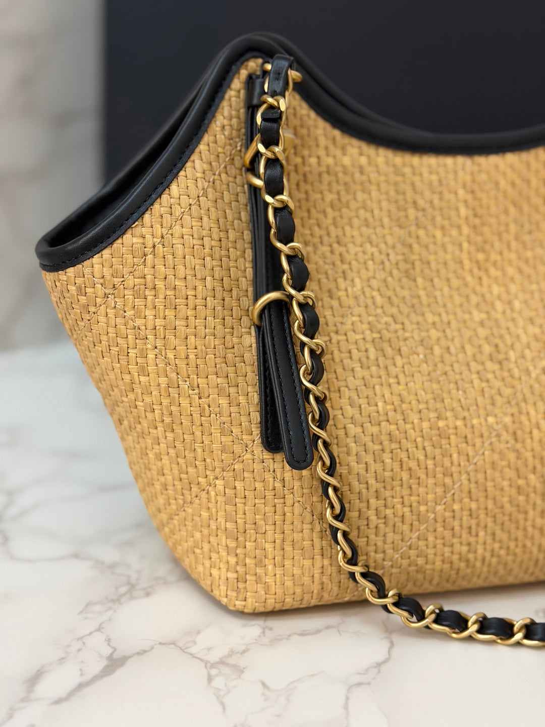 CHANEL 25K Raffia Small Tote Bag 2025