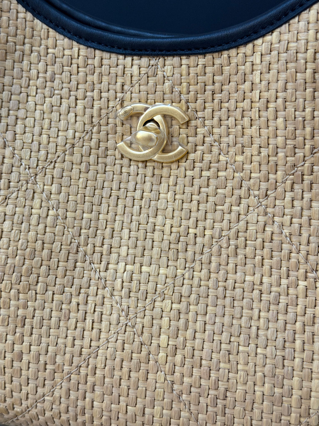 CHANEL 25K Raffia Small Tote Bag 2025