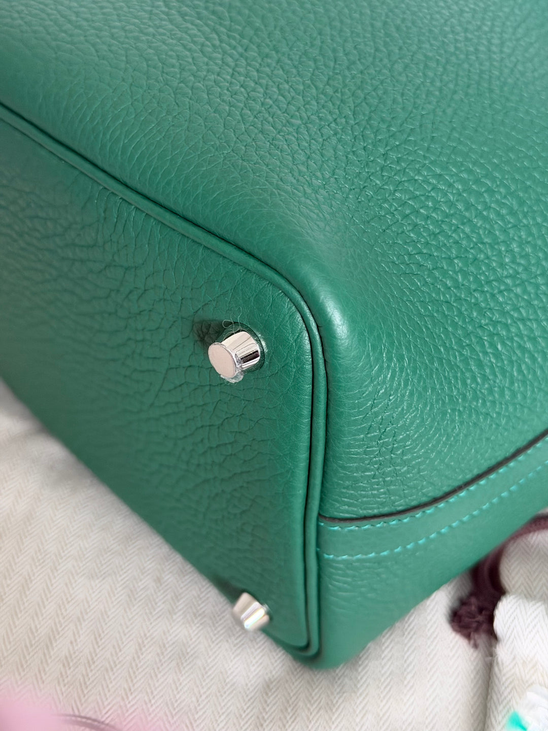 Hermès Picotin 18 Lock Vert Moyen Cle Leather PHW stamp K 2025