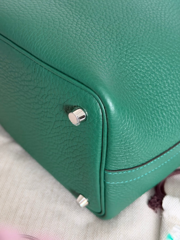 Hermès Picotin 18 Lock Vert Moyen Cle Leather PHW stamp K 2025