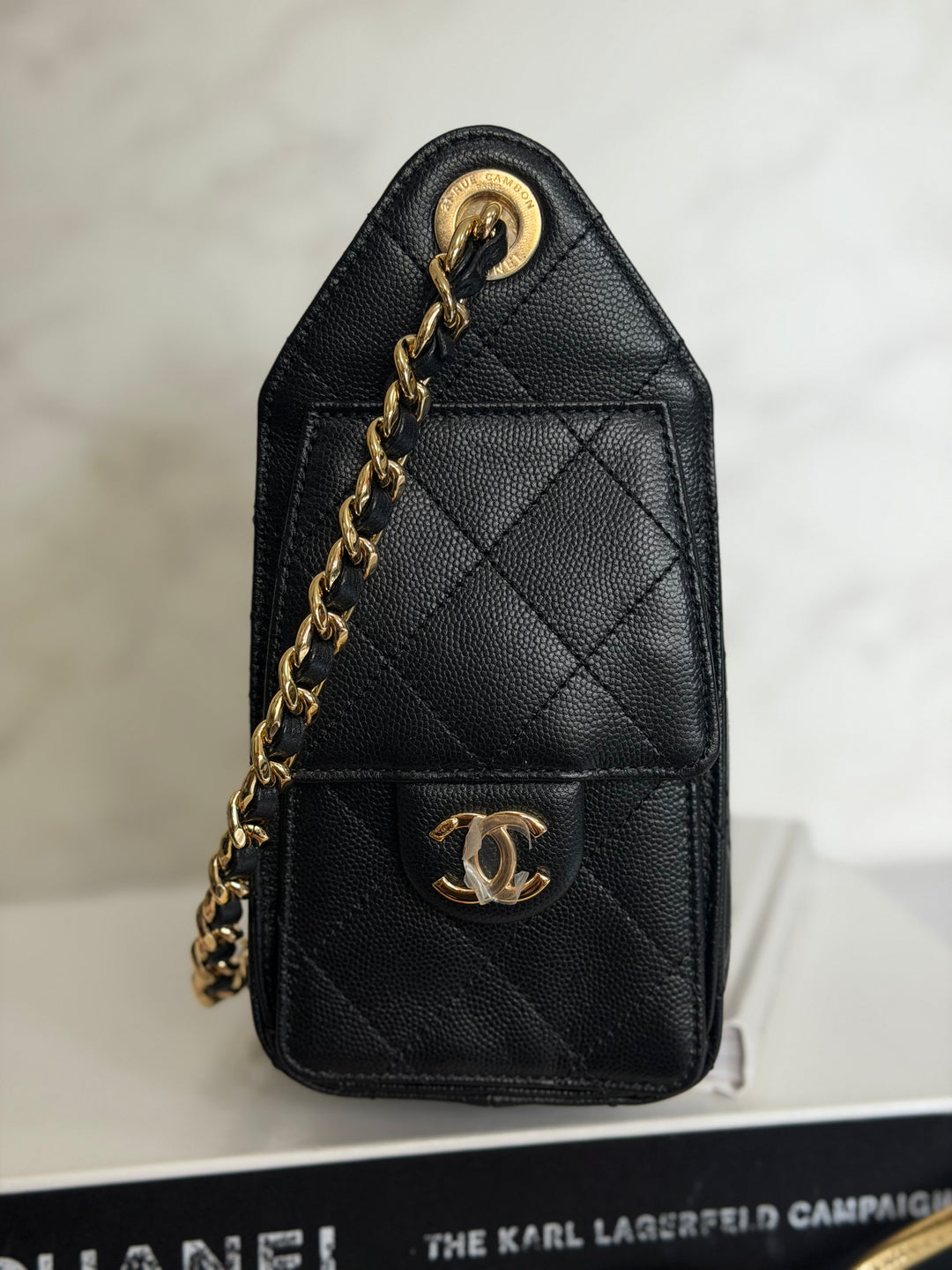CHANEL Mini 25 Hobo Bag in Black Caviar Shiny GHW 2026 26A/B