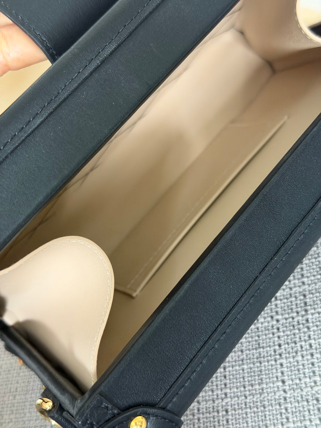 LOUIS VUITTON LV Petite Malle in Metal Black and Gold
