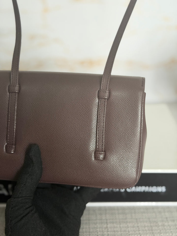 CHANEL Brown Caviar Preppy Mini 26S 2026 with Aged GHW 17 cms
