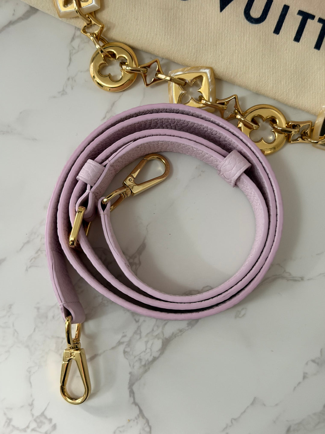 LOUIS VUITTON LV Mini Capucines In Guimauve Marshmallow Pink