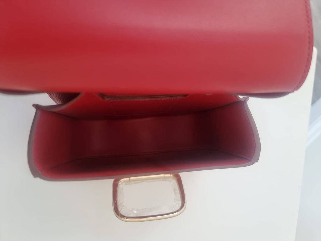 Hermès 2025 Mini Della Cavalleria Rouge Garamce Epsom Leather GHW