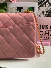 Load image into Gallery viewer, Chanel 22K 2022 Fall/Winter Collection Pink Caviar Coco First Mini Flap Bag with Aged GHW (AS3580)
