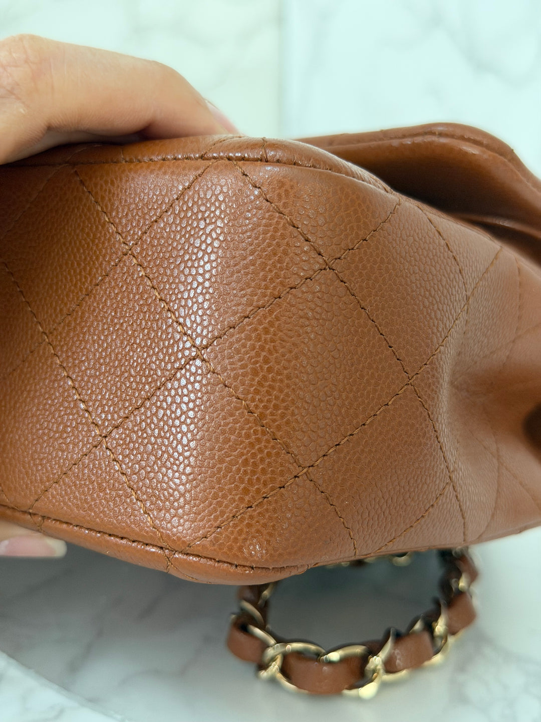 CHANEL Brown Caviar LGHW Medium ML Timeless 11.12 Classic Double Flap Bag 2023