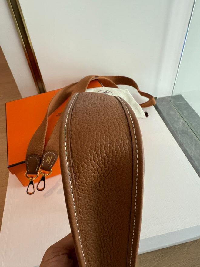 Hermes Mini Evelyn PM Gold with GHW