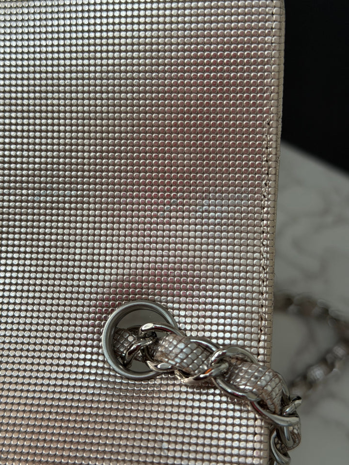 CHANEL series 21 16C 2016 Pixel Pinky Gold Calf Skin SHW Mini Rectangular Flap Bag