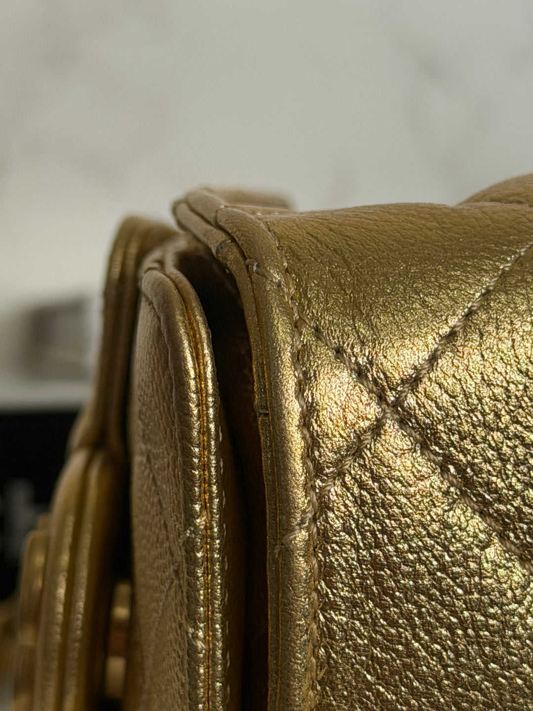 CHANEL 26C Gold Caviar Mini 25 Hobo Bag with Aged GHW 2026
