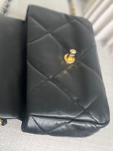 Load image into Gallery viewer, CHANEL 19 Size Small Black Lambskin Mixed Hardware Flap bag with Top Handle
